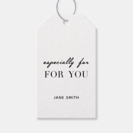 Etiqueta Para Presente Branca de etiqueta de presente personalizada "Espe