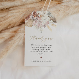 Etiqueta Para Presente BRENNA Bohemian Dry Palm Earth Tone