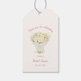 Etiqueta Para Presente bridal bouquet bouquet of flowers pastel Asian 