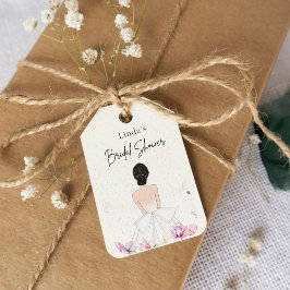 Etiqueta Para Presente Bridal simples.chá