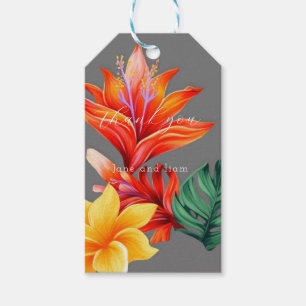 Etiqueta Para Presente Bright Tropical