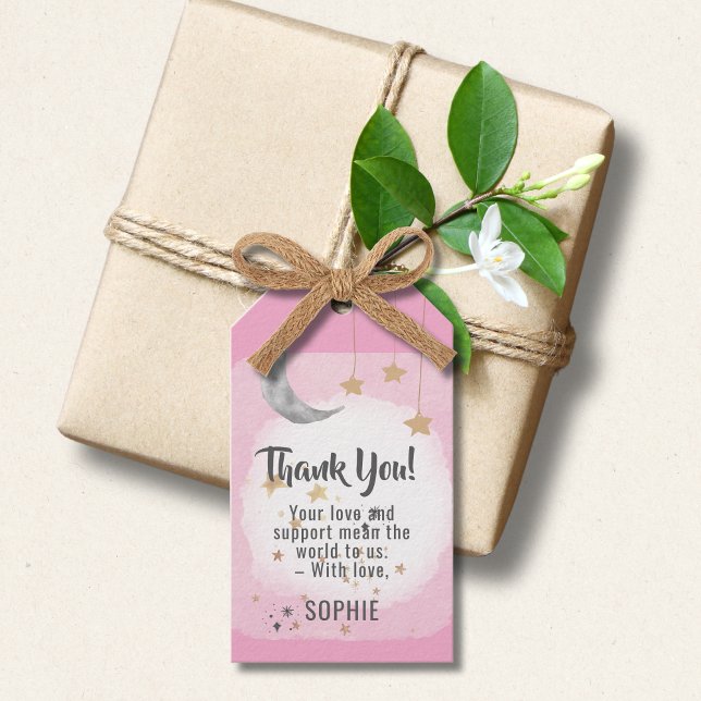 Etiqueta Para Presente Brilho Brilho Estrela Pequena Salpico de Aquarela  (Criador carregado)