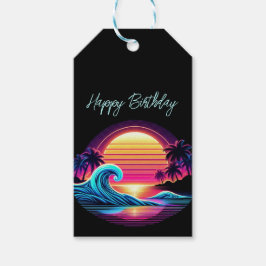 Etiqueta Para Presente Brilho do Surf sunset