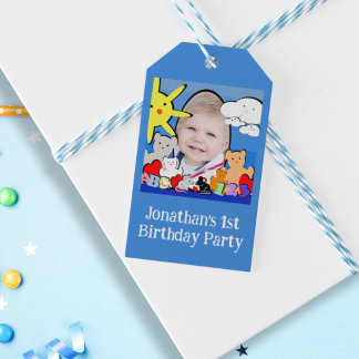 Etiqueta Para Presente Brincadeira Personalizada Animais Bons Aniversário