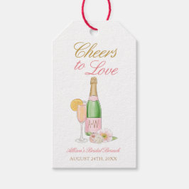 Etiqueta Para Presente Brinde Ao Amor Champanhe Chás de Lingerie