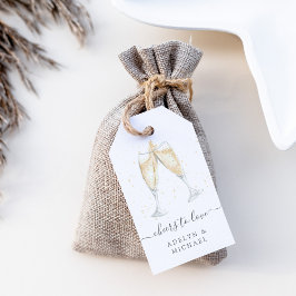 Etiqueta Para Presente Brinde de Champanhe Anima a Favor Personalizado