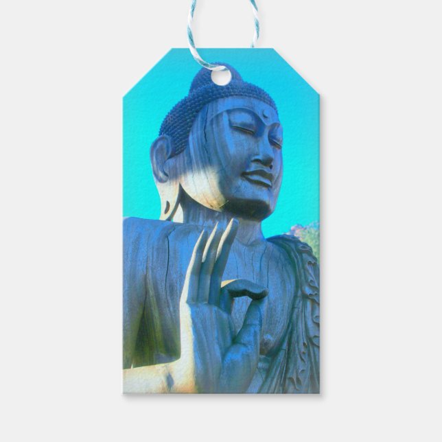 Etiqueta Para Presente buddha azul (Frente)