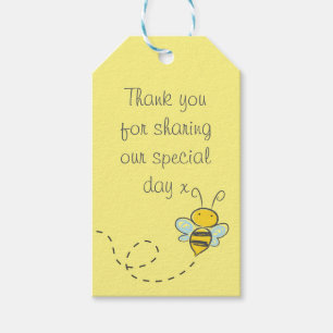 Etiqueta Para Presente Bumble Bee Obrigado
