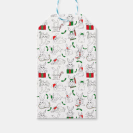Etiqueta Para Presente Bunnies de Natal
