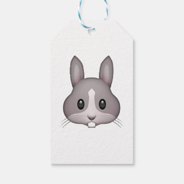Etiqueta Para Presente Bunny - Emoji (Verso)