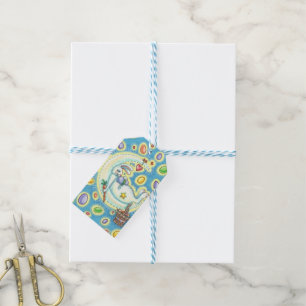 ETIQUETA PARA PRESENTE BUNNY JELLY BEANS & MOON LESTE, MARCAS DE PRESENTE