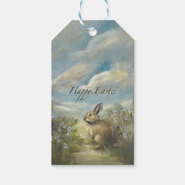 Etiqueta Para Presente Bunny Lane EASTER (Frente)