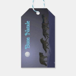 Etiqueta Para Presente Buon Natale - Wolf Pack