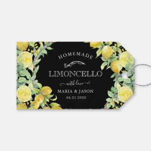 Etiqueta Para Presente Buquê de Limões Limoncello Elegante