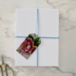 Etiqueta Para Presente Buquê Floral de Xícara de Chá