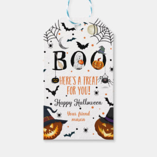 Etiqueta Para Presente Buu! Feliz Halloween
