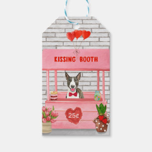 Etiqueta Para Presente Cabra de Terriêr do Dia dos Namorados Beijo Booth