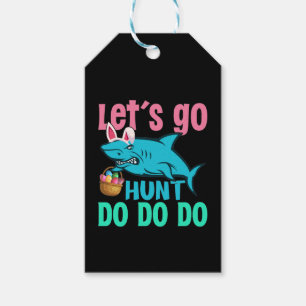 Etiqueta Para Presente Caça De Ovo De Páscoa Com Coelho Azul