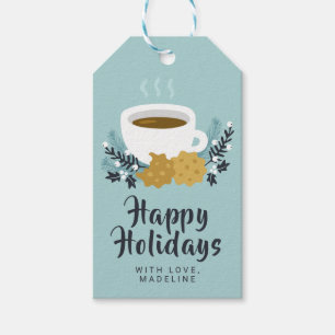Etiqueta Para Presente Cacau & biscoitos do Feliz Natal   boas festas