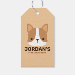 Etiqueta Para Presente Cachorro Corgi Corgento com Nome Personalizado