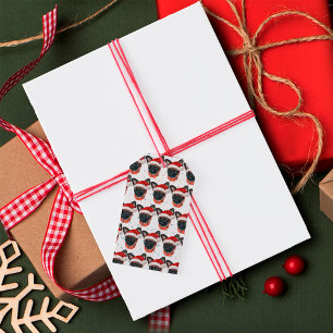Etiqueta Para Presente Cachorro da Raça Griffon de Bruxelas Natal