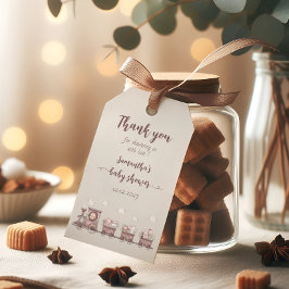 Etiqueta Para Presente Cachorro Safari Bebês Chá de fraldas