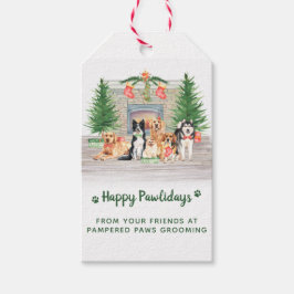 Etiqueta Para Presente Cachorros Bonitos Cachorros de Pet Business Durant