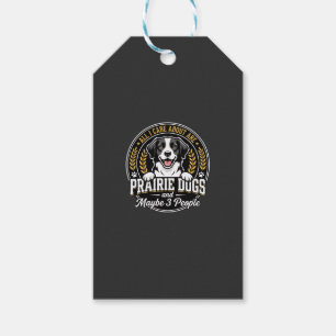 Etiqueta Para Presente Cães da pradaria talvez 3 pessoas design