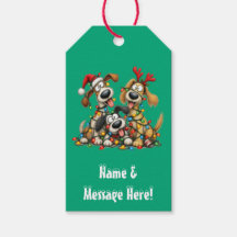 🐕 Cães de Natal Engraçados Luzes de Natal