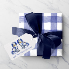 Etiqueta Para Presente Cães de Staffordshire