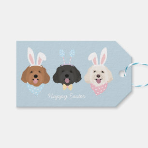 Etiqueta Para Presente Cães Maltipoo felzs pascoa