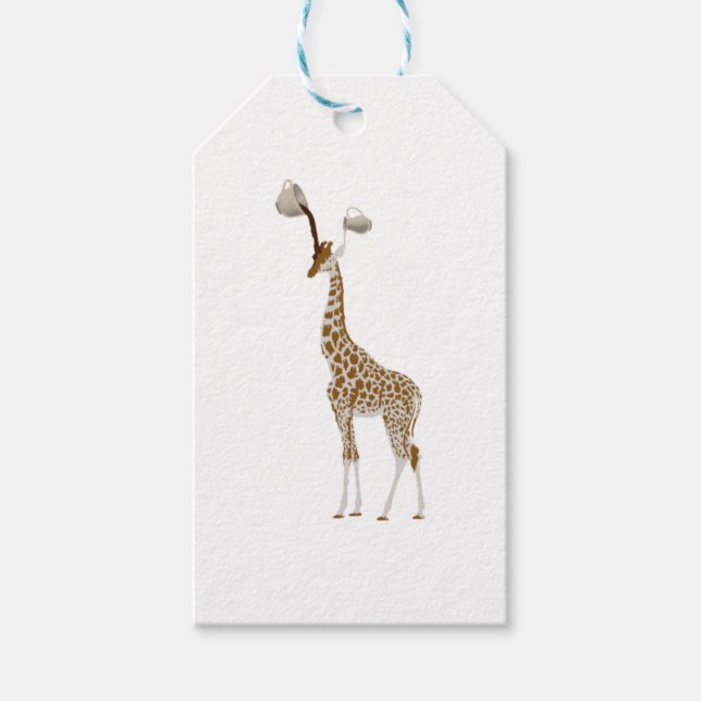 ETIQUETA PARA PRESENTE CAFFEE GIRAFFE (Frente)