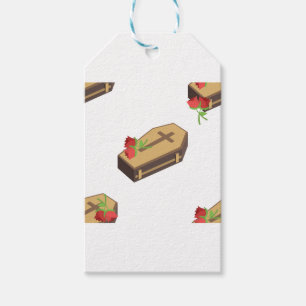 Etiqueta Para Presente caixão emojis