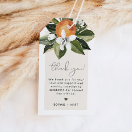 Etiqueta Para Presente CALLIOPE Orange Citrus Cutie Clementine