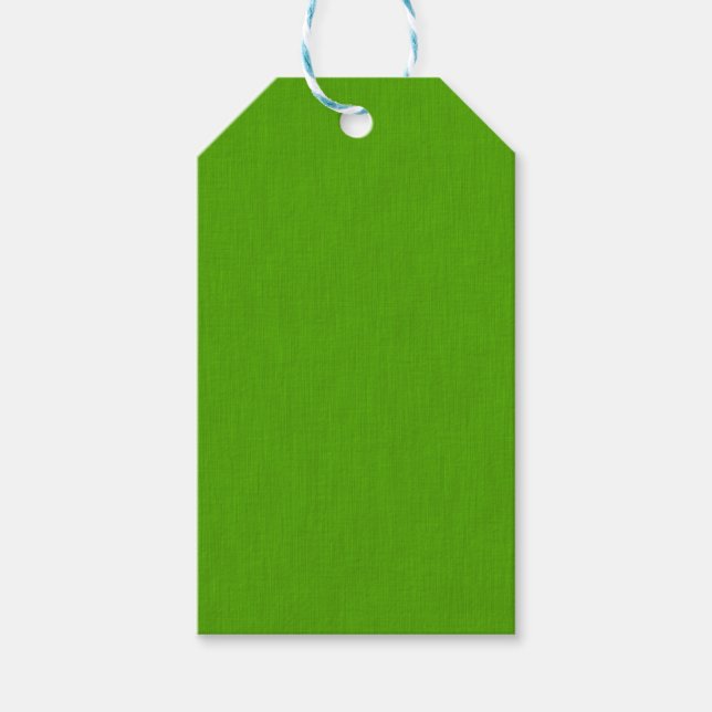 Etiqueta Para Presente Calm & simple lime green textured background  (Frente)