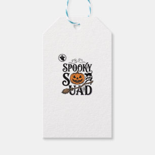Etiqueta Para Presente Camisa da Turma Assustadora Design de Grupo de Hal