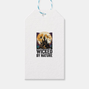 Etiqueta Para Presente Camisa de Bruxa Vintage Castelo Assombrado de Hall