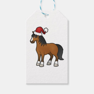 Etiqueta Para Presente Camisa de Cavalo de Natal Incrível