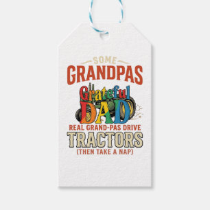 Etiqueta Para Presente Camisa de dormir de fazenda vintage de trator de v