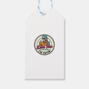 Etiqueta Para Presente Camisa de Humor de Comida Rápida do Imposto do Pai