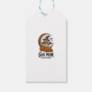 Etiqueta Para Presente Camisa de Mãe de Cachorro de Halloween Fantasia de
