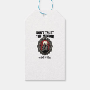 Etiqueta Para Presente Camisa Espelho Assombrado Gravura Vintage Casa Gót