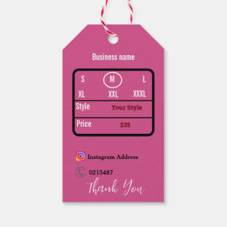 Etiqueta Para Presente Camisa T