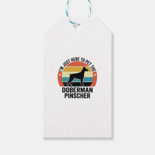 Etiqueta Para Presente Camisa Vintage para Amantes de Doberman Pinscher