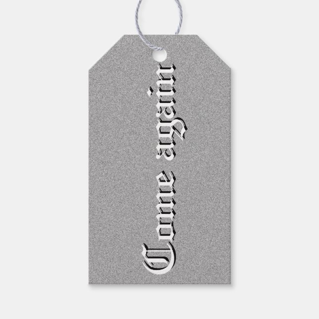 Etiqueta Para Presente Camiseta (Frente)