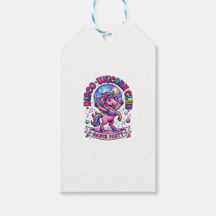 Etiqueta Para Presente Camiseta Comercial do Unicorn Disco Unicorn Club G