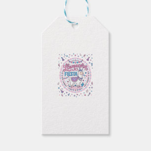 Etiqueta Para Presente Camiseta Divertida da Festa do Llamacorn Unicórnio