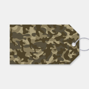 Etiqueta Para Presente Camuflagem Central