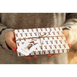 Etiqueta Para Presente Canguru de Natal, personalizável