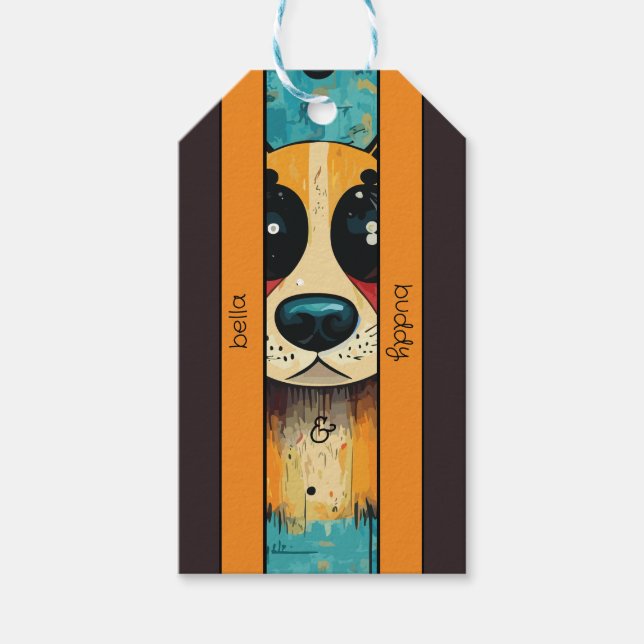 Etiqueta Para Presente Canina (Frente)